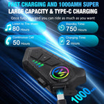Auricular para casco Bluetooth IPX6 V10